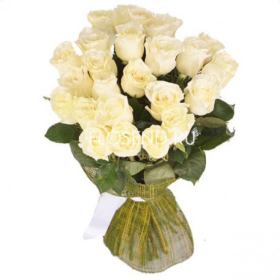 Букет «25 белых роз» - фото 2