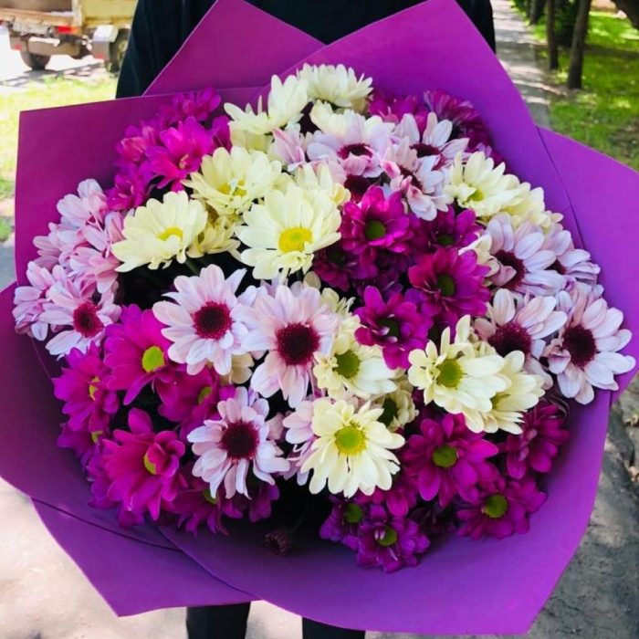 Букет из 9 хризантем, фото 3
