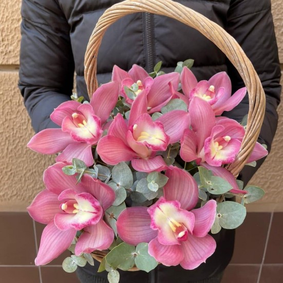 Корзина с орхидеями - фото 4